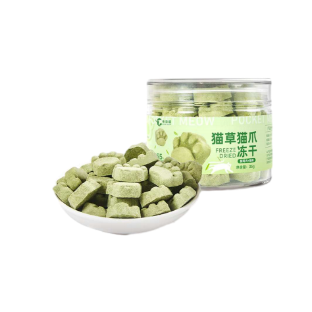 Catnip freeze dried private label cat treat