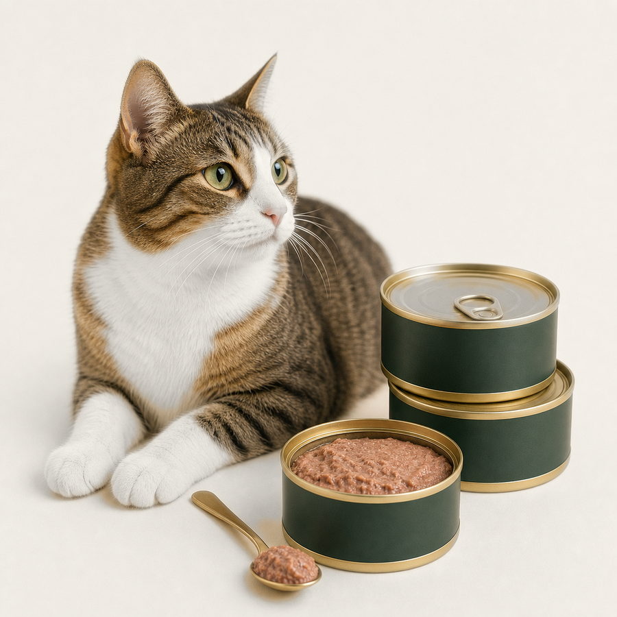 Premium wet canned cat food OEM private label product with cat