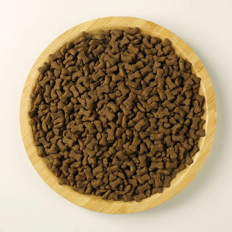 Bone shaped kibble texture sample